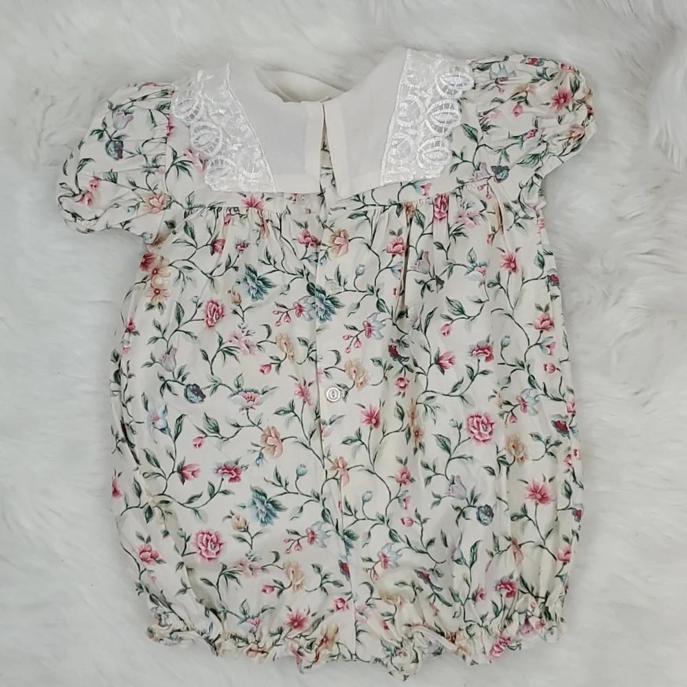 Vintage girl one piece bodysuit cotton girl size 18